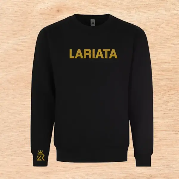 Crew Neck Metálico Dorado