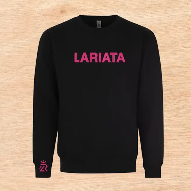 Crew Neck Metálico Rosa